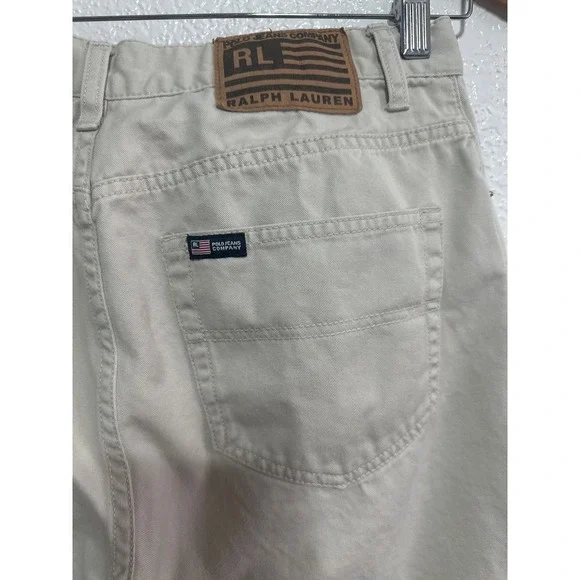 Polo Jeans Co. Ralph Lauren Tan Chinos Women's Size 8 Classic American - Picture 6 of 8